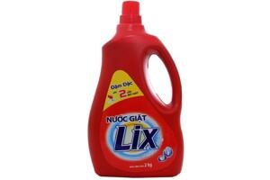 Nước giặt Lix Đậm đặc chai 2kg