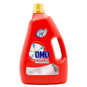 Nước giặt Omo Matic cho máy giặt cửa trên - chai 4.2kg