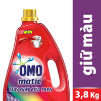 Nước giặt OMO Matic dạng chai 3.8kg - Máy giặt cửa trên