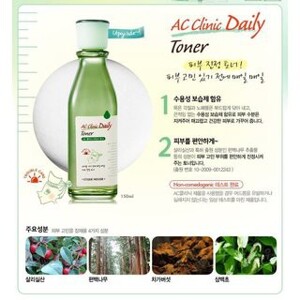 Nước hoa hồng AC Clinic Daily Etude House