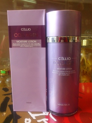 Nước hoa hồng Collagen Cellio Moisture Skin