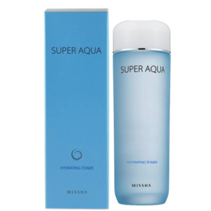 Nước hoa hồng dành cho da khô Missha Super Aqua Hydrating toner 150ml