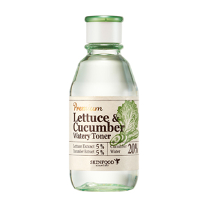 Nước hoa hồng diếp cá và dưa leo Premium Lettuce & Cucumber Watery Toner