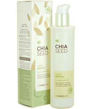 Nước hoa hồng dưỡng ẩm dạng xịt Chia Seed Soothing Mist Toner THE FACE SHOP