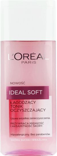 Nước hoa hồng l'oreal ideal soft tonik cho da nhạy cảm 200ml