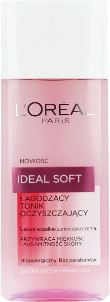 Nước hoa hồng l'oreal ideal soft tonik cho da nhạy cảm 200ml