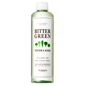 Nước hoa hồng Skinfood Bitter Green Toner & Mask 300ml