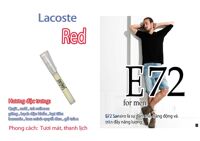 Nước hoa nam Sansiro E72 Red Lacoste 8ml