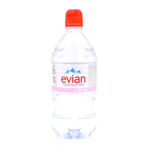 Nước khoáng đóng chai Evian chai 750ml