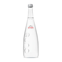 Nước khoáng đóng chai thủy tinh Evian 750ml x 12