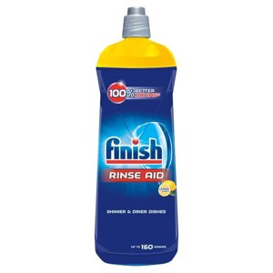 Nước làm bóng và khô chén, đĩa Finish Dishwasher Rinse Aid Shinier and Drier Dishes Lemon Sparkle QT004996 - 800ml