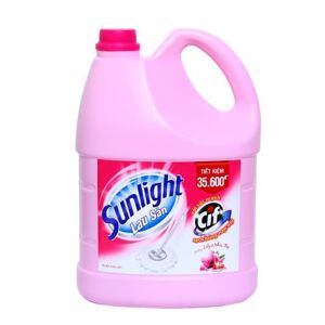 Nước Lau Sàn Sunlight Hương Lily & Nhài tây Chai 4kg