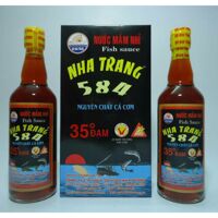 Nước mắm cá cơm 584 Nha Trang 35 độ đạm 500ml