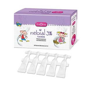 Nước muối Nebial 3% Flaconcini Ý