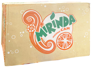 Nước ngọt Mirinda hương cam 330ml - Thùng 24 lon