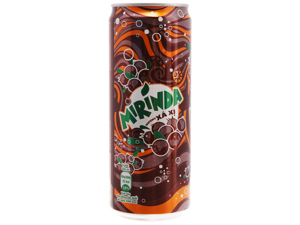 Nước ngọt Mirinda hương xá xị 330ml