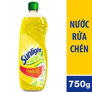 Nước rửa chén Sunlight Chanh 100 chai 750g