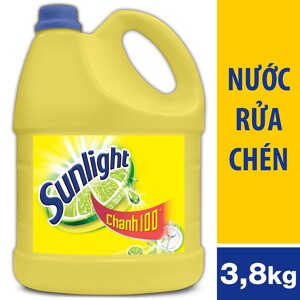 Nước Rửa Chén Sunlight Chanh Dạng Chai 3.8kg