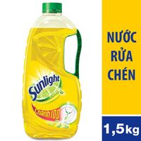 Nước Rửa Chén Sunlight Chanh Dạng Chai 1.5kg