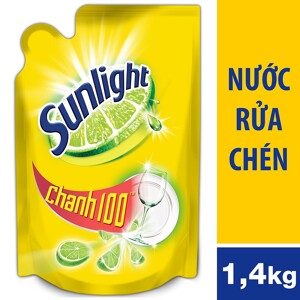 Nước Rửa Chén Sunlight Chanh Dạng Túi 1.4kg