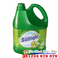 Nước Rửa Chén Sunlight Trà Xanh Dạng Chai 4L