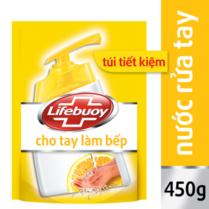 Nước rửa tay Lifebuoy làm bếp - túi 450g