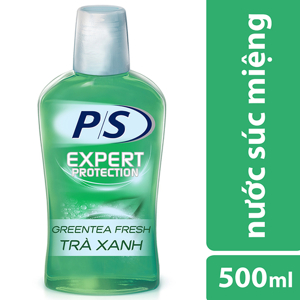 Nước súc miệng P/S Expert Protection Trà xanh 500ml