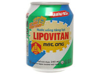 Nước tăng lực Lipovitan mật ong 245ml