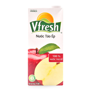 Nước táo ép Vfresh hộp 1L