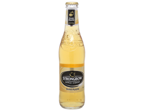 Nước táo lên men Strongbow táo nguyên bản - chai 330ml