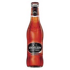 Nước táo lên men Strongbow vị dâu đỏ chai 330ml