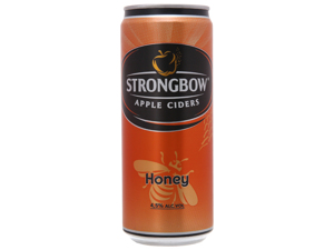 Nước táo lên men Strongbow vị mật ong - lon 330ml