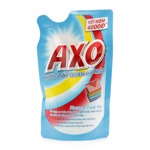 Nước tẩy quần áo AXO dạng túi 400ml