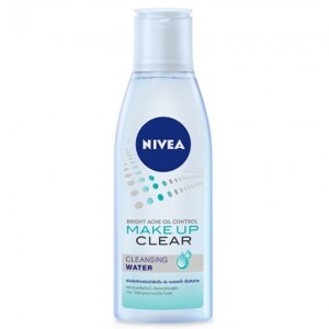 Nước tẩy trang sáng da cho da nhờn mụn Nivea Bright Acne Oil Control Make Up Clear Cleansing Water 125ml