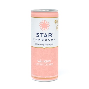 Nước trái cây Star Kombucha vị vải kiwi 250ml