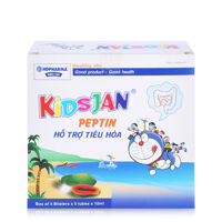 Nước uống hỗ trợ tiêu hóa Peptin Kidsjan 20 ống