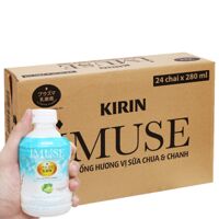 Nước uống Kirin Imuse vị sữa chua và chanh - Thùng 24 chai 280ml