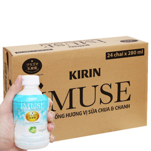 Nước uống Kirin Imuse vị sữa chua và chanh - Thùng 24 chai 280ml