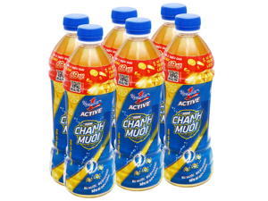 Nước vận động Number1 vị chanh muối - Lốc 6 chai 455ml