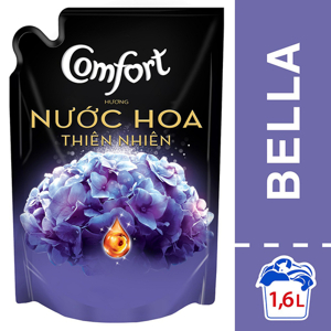 Nước xả vải Comfort hương nước hoa thiên nhiên Bella 1,6L