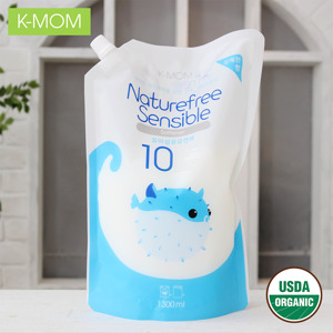 Nước xả vải sơ sinh hữu cơ K-Mom Hàn Quốc 1300ml - KM13124