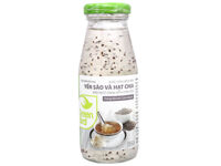 Nước yến sào Green Bird hạt chia - 185ml, 6 chai