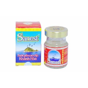 Nước yến sào Khánh Hòa Sanest không đường dành cho người cao tuổi 70ml