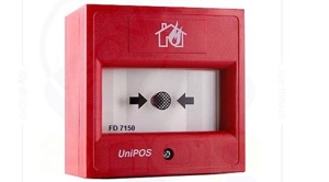 Nút ấn báo cháy khẩn cấp hệ địa chỉ Unipos FD7150