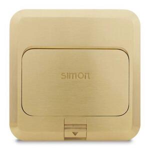 Ổ cắm âm sàn Simon 2 ổ cắm dữ liệu,1 ổ TV TD120F28