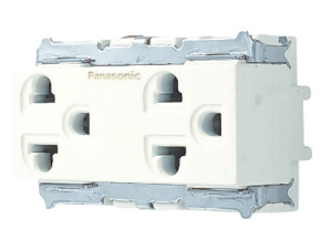 Ổ cắm đôi Panasonic WNG159237W