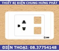 Ổ cắm đơn 3 chấu 16A với 2 lỗ S68UE/XX - Sino