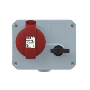 Ổ cắm + khóa liên động ngang ABB 316MHS6