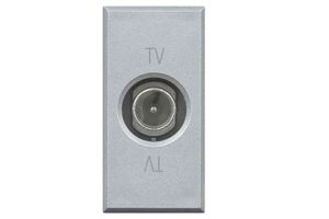 Ổ cắm Legrand, tivi màu bạc Axolute Bticino | HC4202D