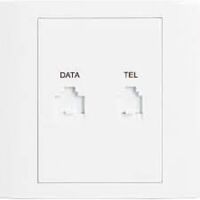 Ổ cắm mạng RJ11 + RJ45 Cat 5e WXETD